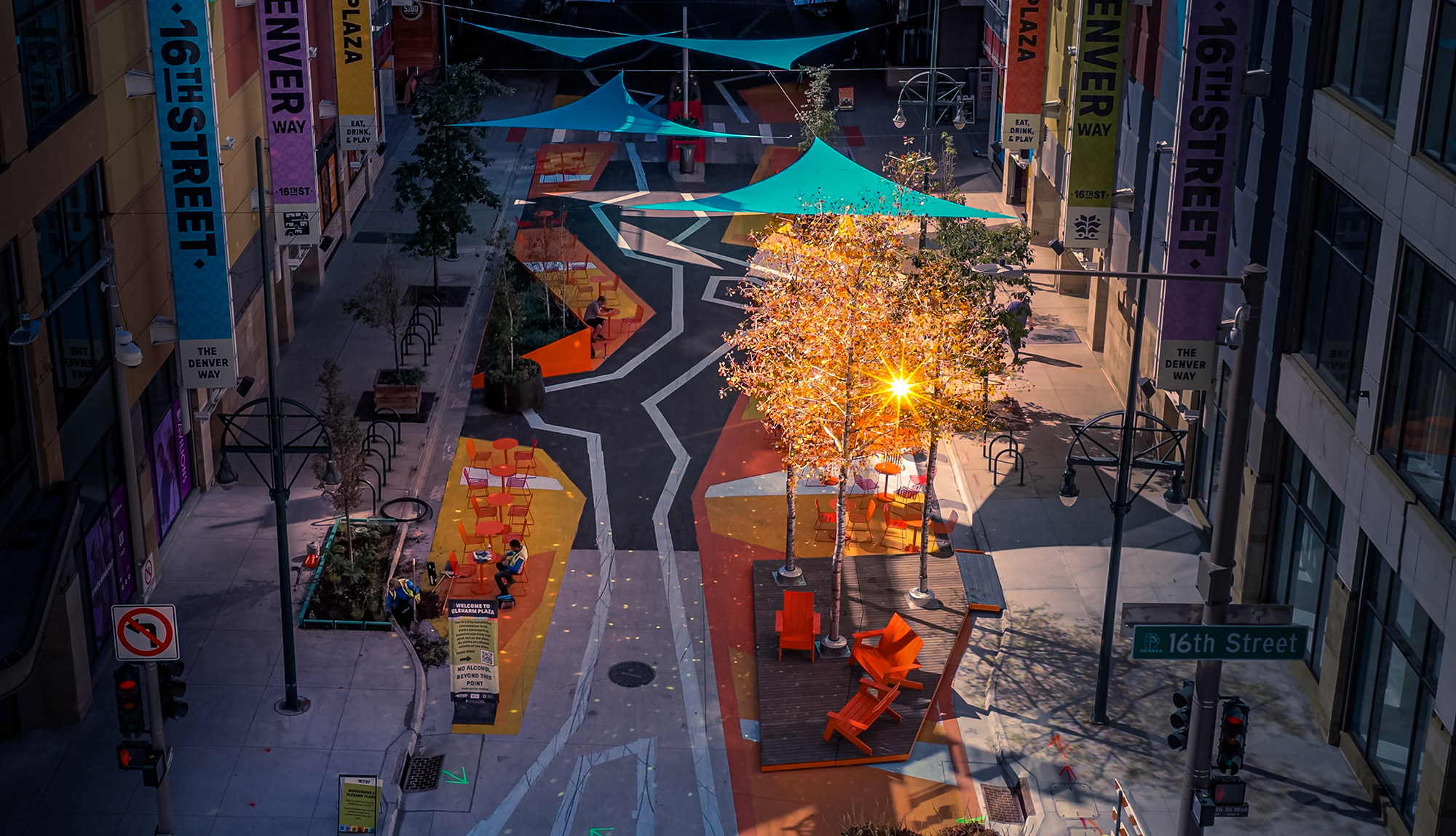 Aspen Light on Denver's 16th Street