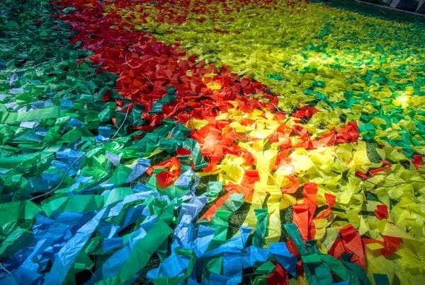 Sun Cycle kinetic installation by Poetic Kinetics in Beijing