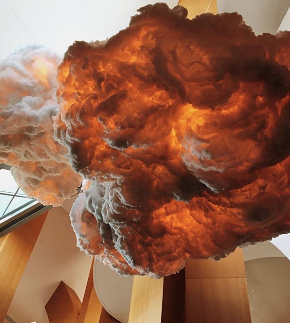 Nimbus kinetic installation by Poetic Kinetics in Los Angeles