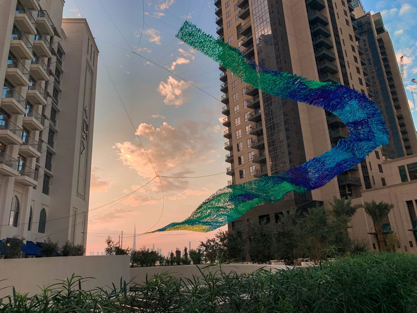 Skyline Stream kinetic installation by Poetic Kinetics