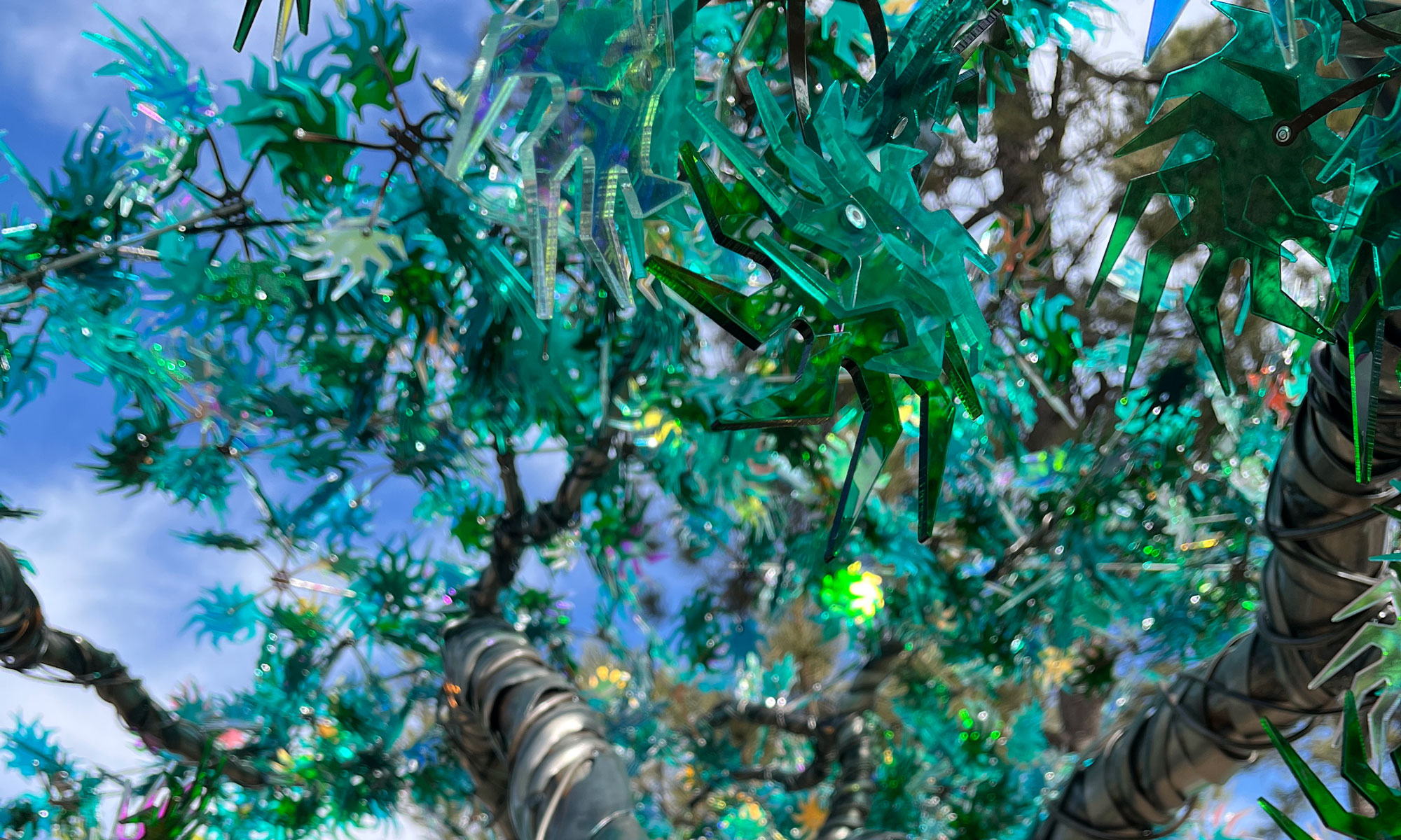 Enchanted Trees Traveling Art Exhibit — detail 7 — Poetic Kinetics